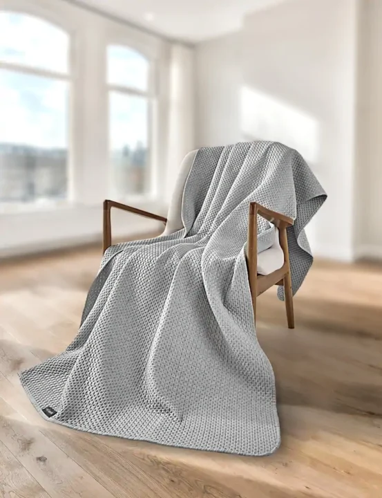 Κουβερλί Μονό, Μονόχρωμο Γκρι, Από 100% Microfiber, Set 2 Τμχ - Guy Laroche Idol Grey