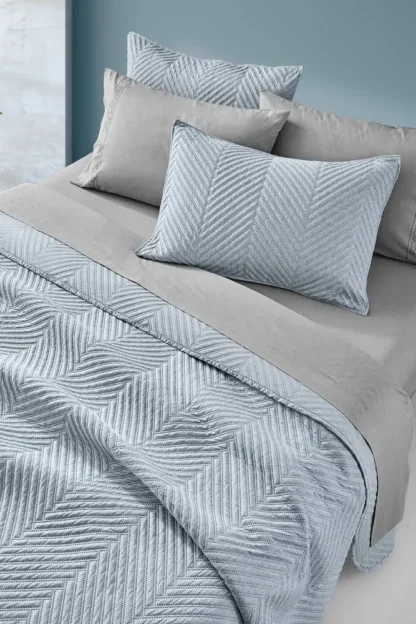 Σετ 2τμχ Κουβερλί Bone Blue 250x240 - Guy Laroche - Image 2