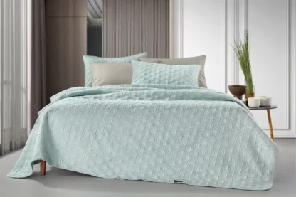 Σετ 2τμχ Κουβερλί Tempest Mint 250x240 - Guy Laroche