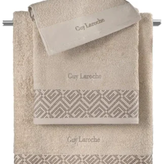 Σετ 3τμχ Πετσέτες Emblem Natural - Guy Laroche