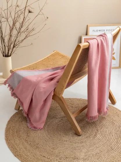 Διακοσμητικη Μαξιλαροθηκη 55x55 OBA/2 - PINK/GREY
