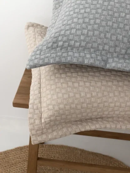 Μαξιλαροθήκη Matelasse Oxford  50X70 DAPHNE - GREY
