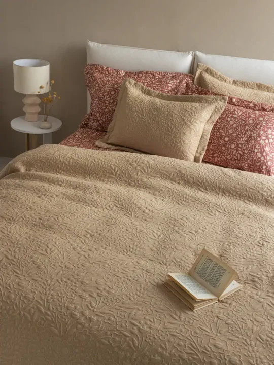 Μαξιλαροθήκη Matelasse Oxford  50X70 ALINA - GOLD - Image 2