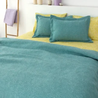 Κουβέρτα Matelasse 170X260 ADEL - PETROL