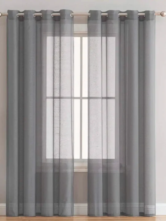 Κουρτίνα με τρουκς Palamaiki Belle Grey