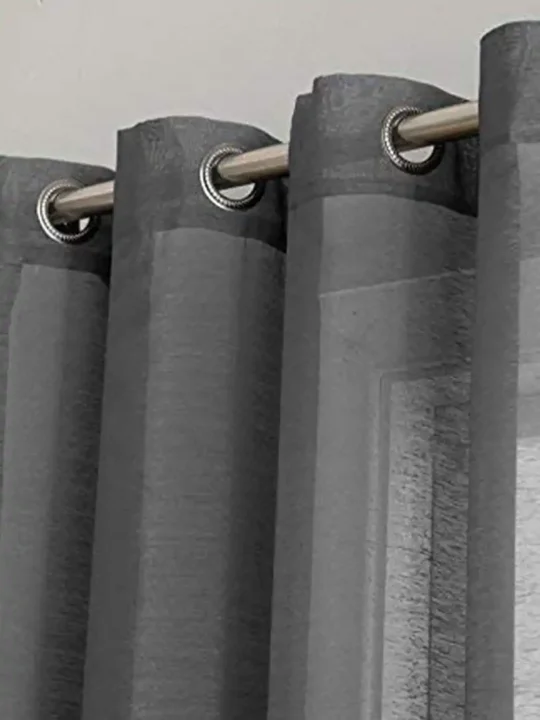 Κουρτίνα Με Τρουκς 140x260 BELE - GREY - Image 3