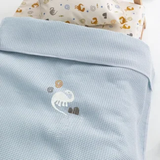 Κουβέρτα Πικέ Αγκαλιάς Baby Blankets 80x110 CANDY/2 - BLUE