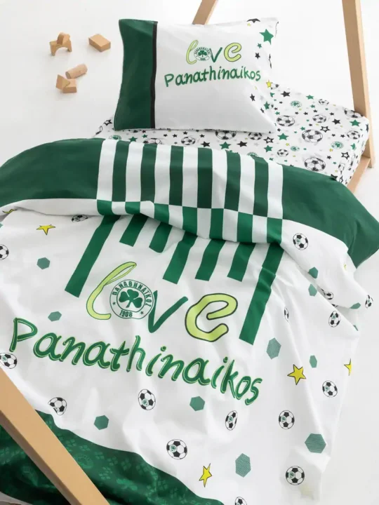 Σετ Σεντόνια Κούνιας Panathinaikos F.C. 130x170 FC11