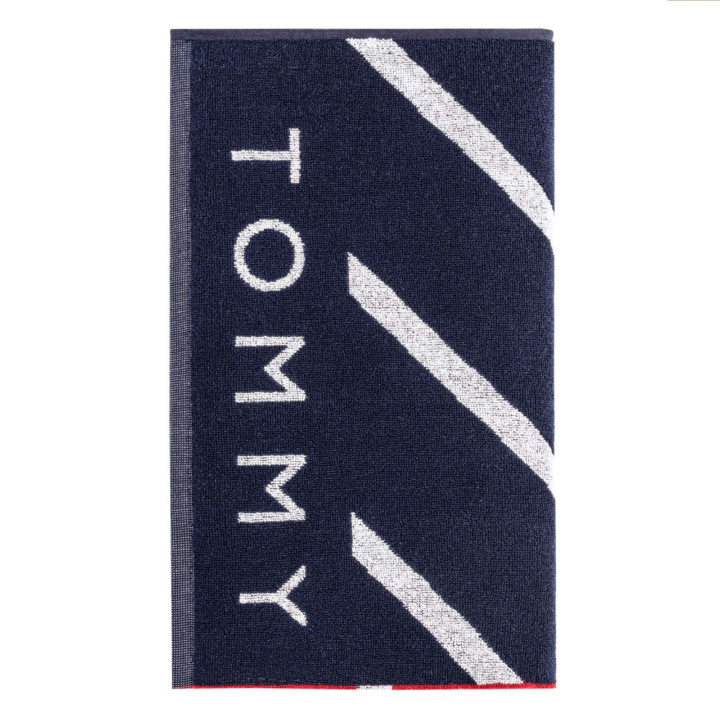 Πετσέτα Θαλάσσης CΑΡΤΑΙΝ ΚΟΚΚΙΝΟ (RΕD) - Tommy Hilfiger