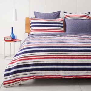 Σεντόνι flat SURF CLUΒ ΓΑΛΑΖΙΟ (WΑVΕ) - Tommy Hilfiger
