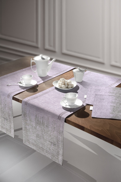 Τραβέρσα 2040 Lilac Silver Laser Cut 40x160 - Saint Clair
