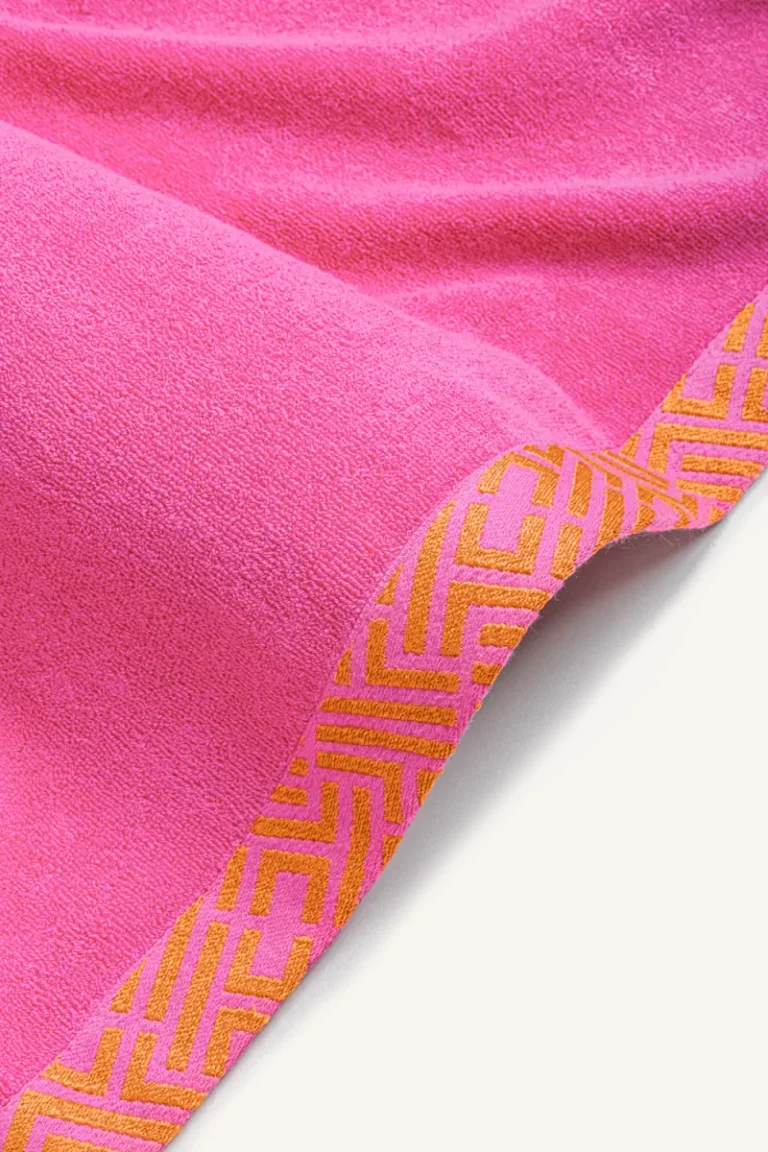 Πετσέτα Θαλάσσης Sunny Fuchsia 90x180 - Feel and Touch - Image 3