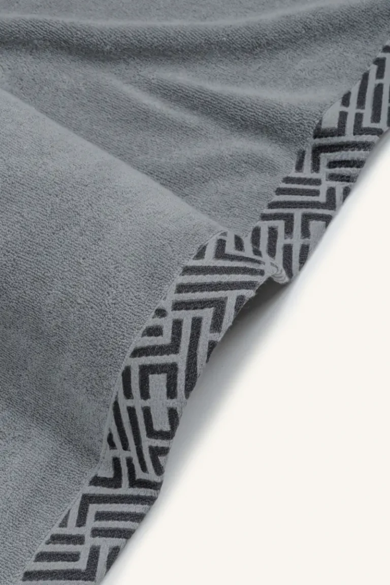 Πετσέτα Θαλάσσης Sunny Anthracite 90x180 - Feel and Touch - Image 3