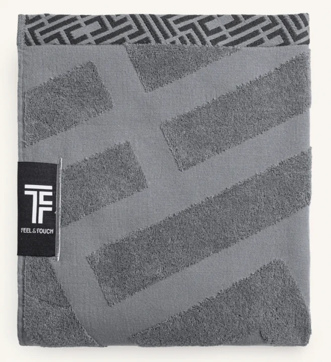 Πετσέτα Θαλάσσης Fresh Anthracite 90x180 - Feel and Touch - Image 2