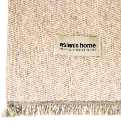 Aslanis Home - Ριχτάρι Ossa Σενίλ, Βαμβακερό.