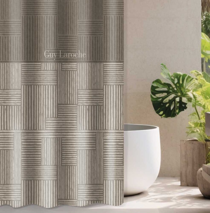 Κουρτίνα STENCIL-MOCCA 240x185 - Guy Laroche