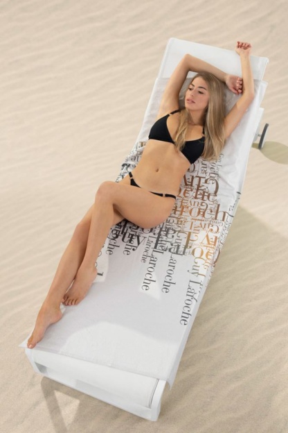 Πετσέτα Θαλάσσης Velour Printed 2103 Ice 100x175 - Guy Laroche