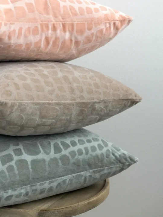 Διακοσμητική Μαξιλαροθήκη Palamaiki Home Decor Flo Beige