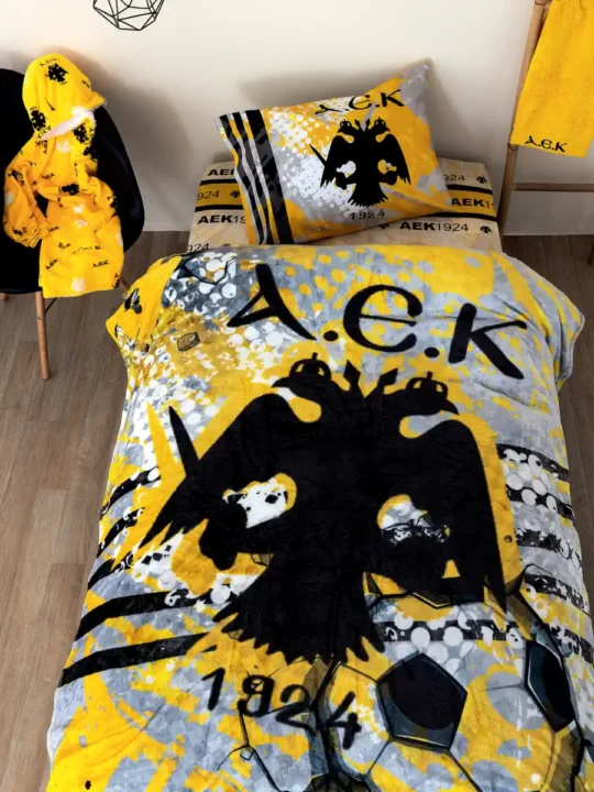 Κουβέρτα Fleece Μονή DG 160x220 AEK