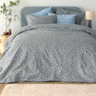 Σετ Σεντόνια Υπέρδιπλα Flannel Beauty 240x265 FB0230 Χωρίς Λάστιχο