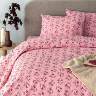 Σετ Σεντόνια Υπέρδιπλα Flannel Beauty 240x265 FB0231 Χωρίς Λάστιχο