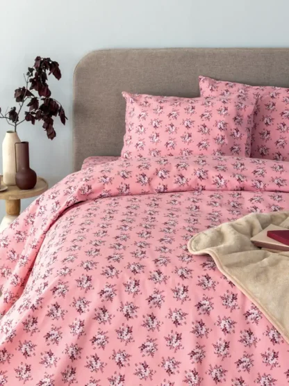 Σετ Παπλωματοθήκη Υπέρδιπλη Flannel Beauty 240x250 FB0231