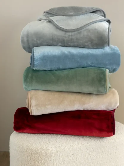 Κουβέρτα Βελουτέ 160x220 DREAM VELOUR/3 OLIVE