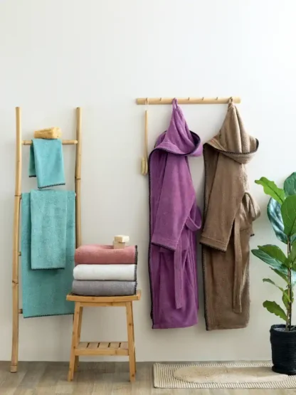 Μπουρνούζι Bath Collection BRIDGE VIOLET Small