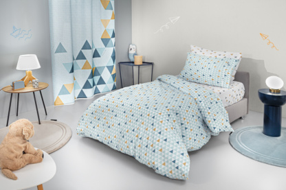 Παιδικά Σεντόνια από 100% βαμβάκι Guy Laroche Two 2 Twenty Aqua
