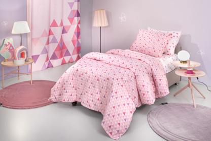 Σετ 3τμχ Παιδικά Σεντόνια Two 2 Twenty Fuchsia με Λάστιχο 100x200+28 - Guy Laroche