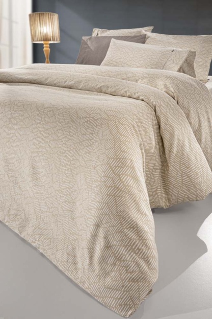 Σετ 4τμχ Σεντονια Brenta Camel Flannel με Λάστιχο 165x200+35 - Guy Laroche
