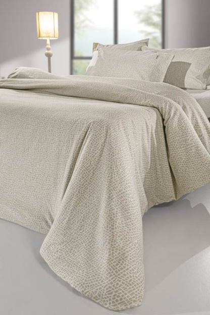 Σετ 4τμχ Σεντόνια Mira Cement Flannel με Λάστιχο 165x200+35 - Guy Laroche