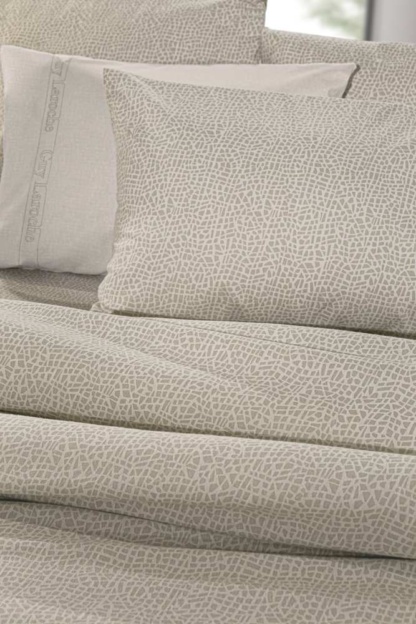 Σετ 4τμχ Σεντόνια Mira Cement Flannel με Λάστιχο 165x200+35 - Guy Laroche - Image 2