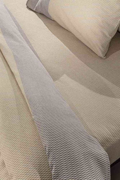 Σετ 4τμχ Σεντόνια Verona Taupe Flannel με Λάστιχο 165x200+35 - Guy Laroche - Image 3