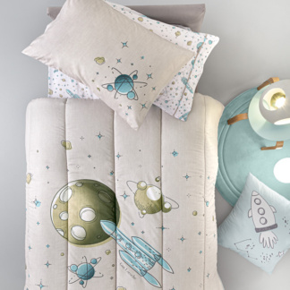 Παιδικό πάπλωμα καπιτονέ, κατασκευασμένο από microsuede Guy Laroche Meteor Suede