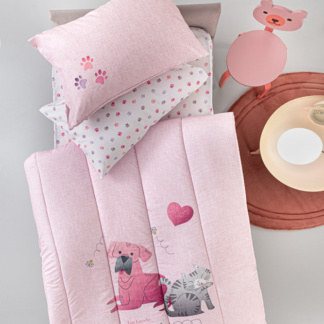 Παιδικό Πάπλωμα Paw Pinky Suede 160x220 - Guy Laroche