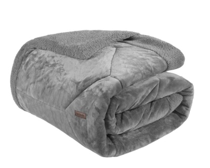 Κουβερτοπάπλωμα King Size Ultrasoft, Διπλή Όψης, Γκρι - Guy Laroche Prisma Silver