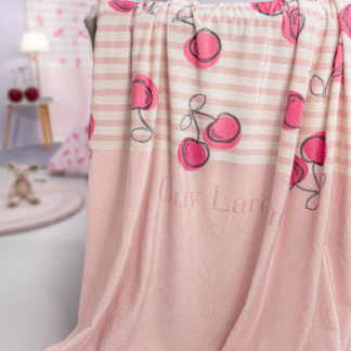 Παιδική Κουβέρτα Ultrasoft Two 2 Twenty Cherries 160x220 - Guy Laroche