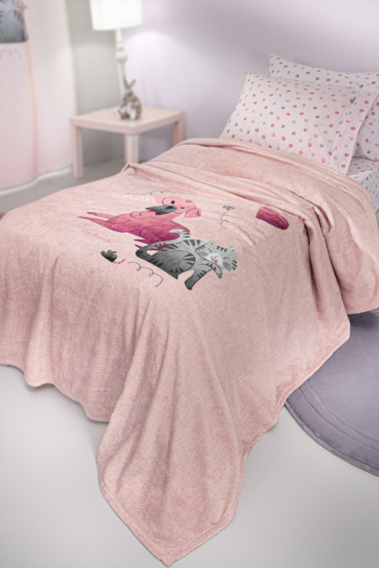 Παιδική Κουβέρτα Ultrasoft Paw Pinky  160x220 - Guy Laroche