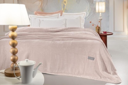 Διπλή Κουβέρτα Ροζ, Ultrasoft Guy Laroche Cheval Pudra
