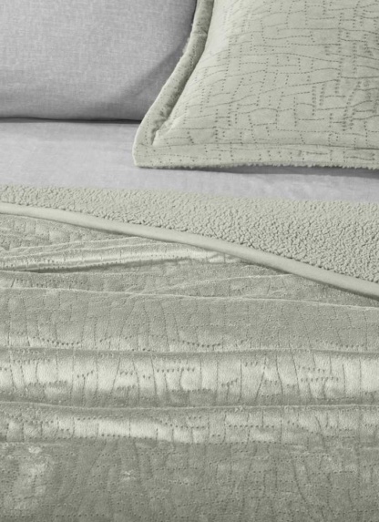 Σετ 2τμχ Κουβέρτα Bolzano Khaki 160x220 - Guy Laroche - Image 2