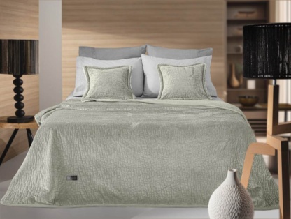 Σετ 2τμχ Κουβέρτα Bolzano Khaki 180x220 - Guy Laroche