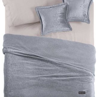 Σετ 2τμχ Κουβέρτα Bolzano Silver 180x220 - Guy Laroche