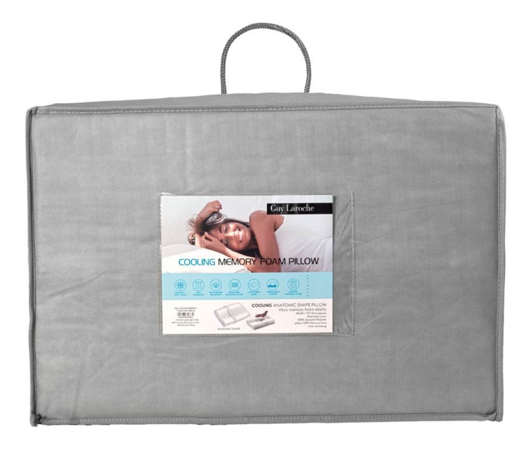 Ανατομικό Μαξιλάρι Ύπνου Cooling (Memory Foam - Antibacterial) 60x40+12 - Guy Laroche - Image 3