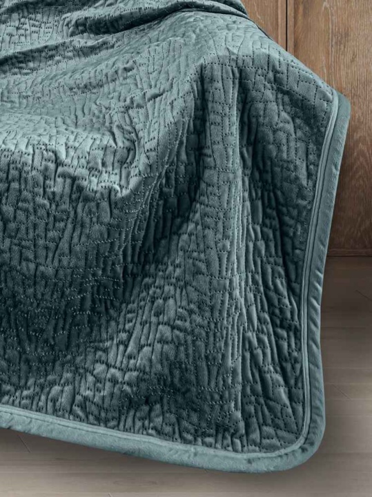 Ριχτάρι Bolzano Emerald 130x170 + Διακοσμητικό Μαξιλάρι - Guy Laroche - Image 2