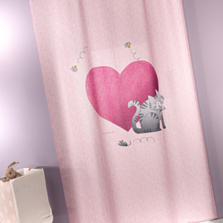 Βρεφική Κουρτίνα Paw Pinky 145x270 - Guy Laroche