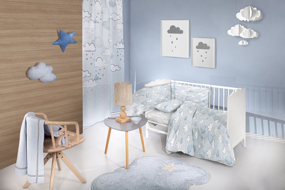 Σετ 3τμχ Βρεφική Προίκα Cloudy Light Blue - Guy Laroche