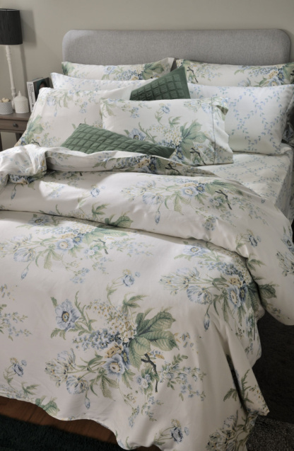 Σετ Σεντόνια King Λάστιχο 795 Bouquet Blue - DownTown