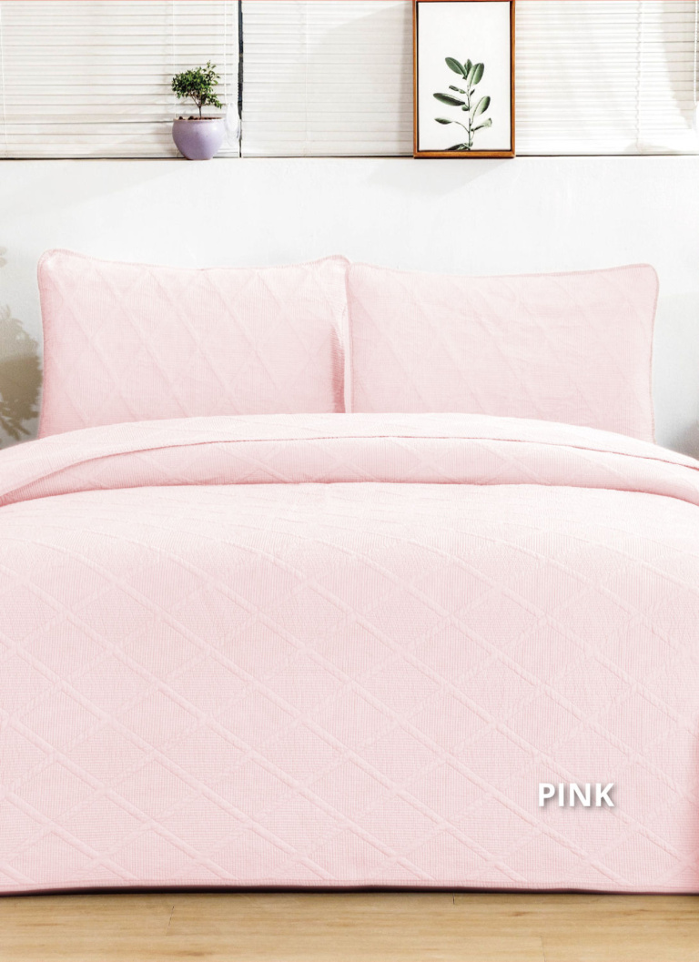 Κουβρ/λι Diamond 170 Χ 240 Pink - DownTown