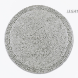 Πατάκι Frill Στρογγυλό Light Grey - DownTown